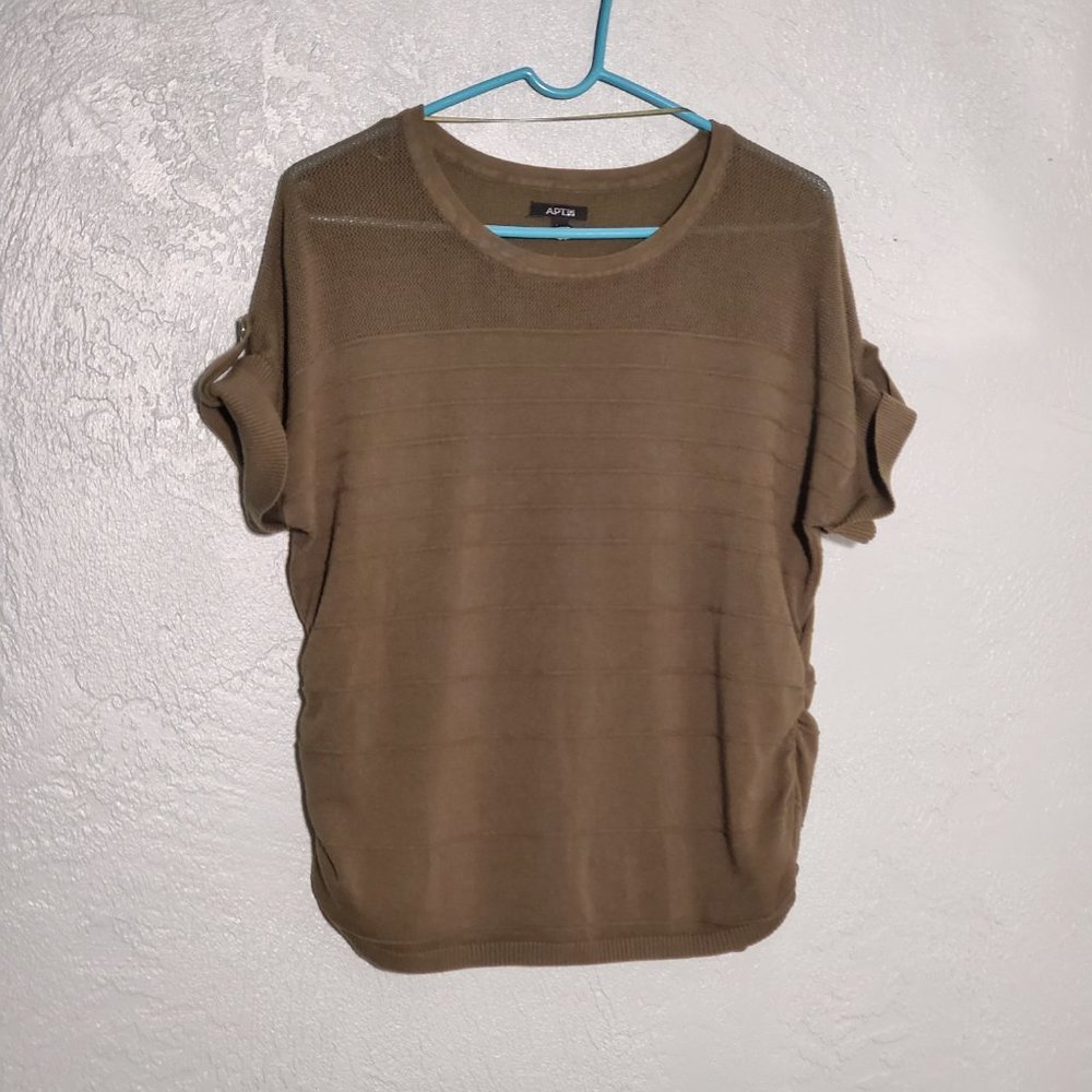 APT 9 XL SHORT SLEEVE SWEATER